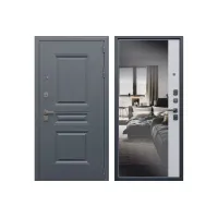 Входная дверь АСД Барселона с зеркалом