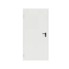 Дверь противопожарная металлическая ДПР-Олимп-01/30К сплошная, угловая коробка (950х2075), левая, RAL9016