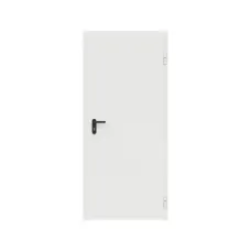 Дверь противопожарная металлическая ДПР-Олимп-01/60К сплошная, угловая коробка (850х2075), правая, RAL9016