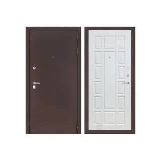 Входная дверь Labirint CLASSIC антик медный 12 - Белое дерево