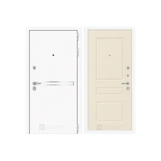 Входная дверь Labirint Лайн WHITE 03 Крем софт
