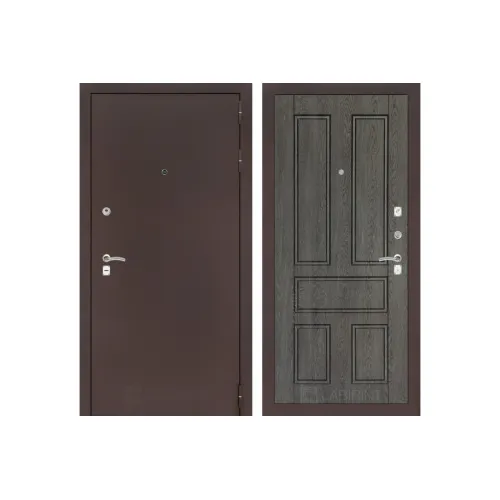 Входная дверь Labirint CLASSIC антик медный 10 - Дуб филадельфия графит